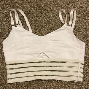 White Bombshell Sportswear sports bra